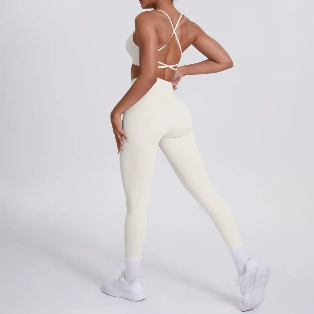 Quick-Dry Backless Two-Piece Activewear Active Set