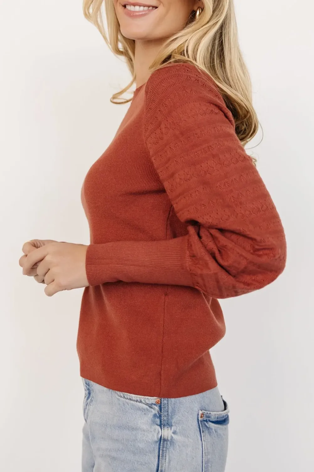 Classic Minimalist Soft Ribbed Knit Top