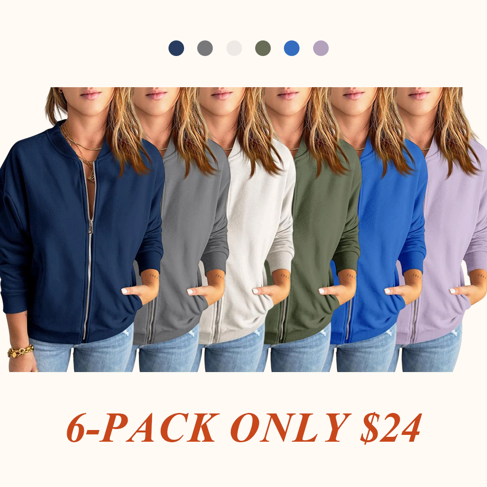 Women's Zipper Sweatshirt Jacket