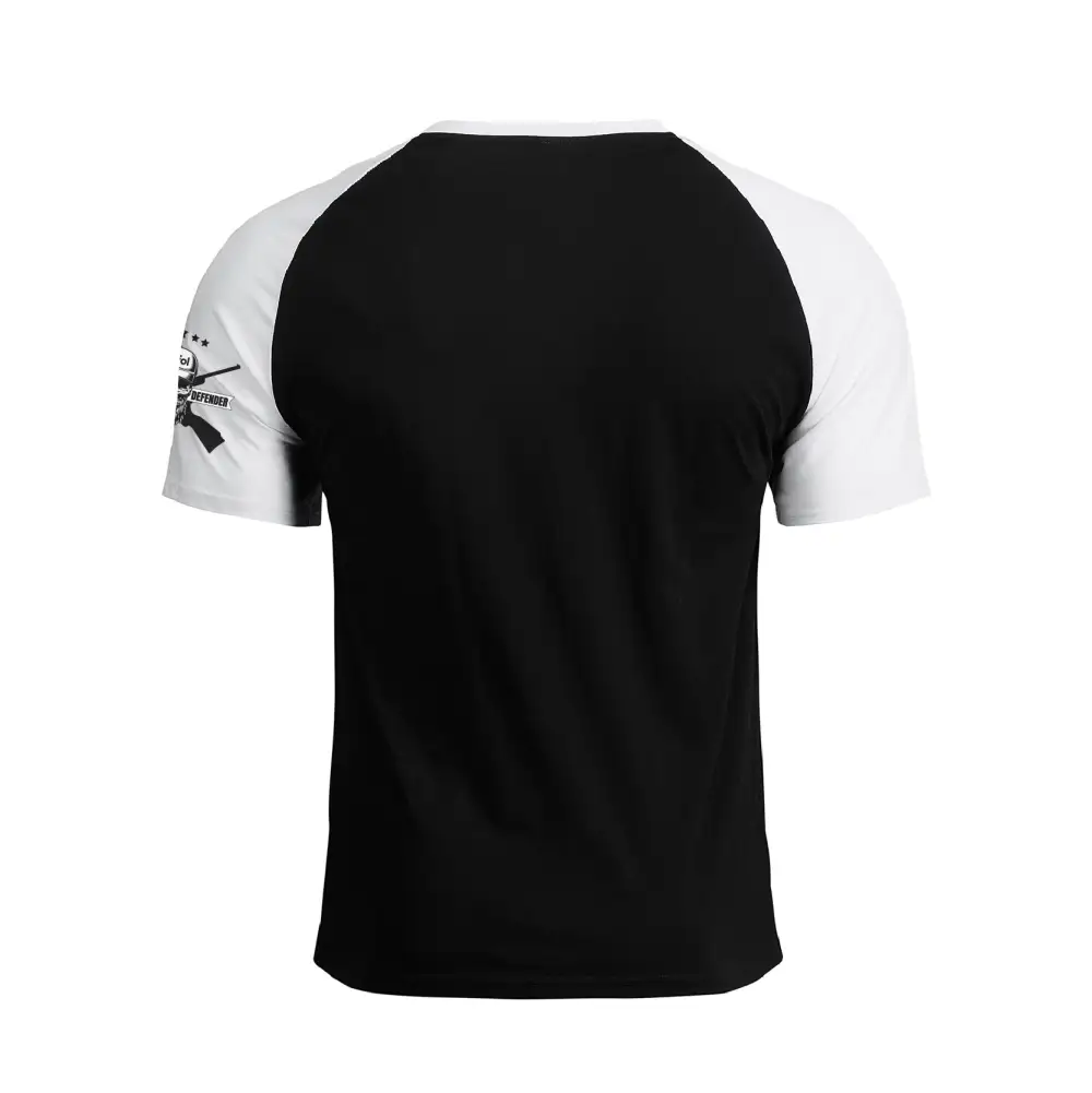 MY DOG THINK'S I'M COOL RAGLAN GRAPHIC TEE