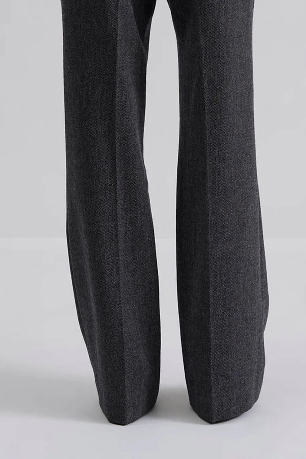 High Rise Straight Leg Trousers