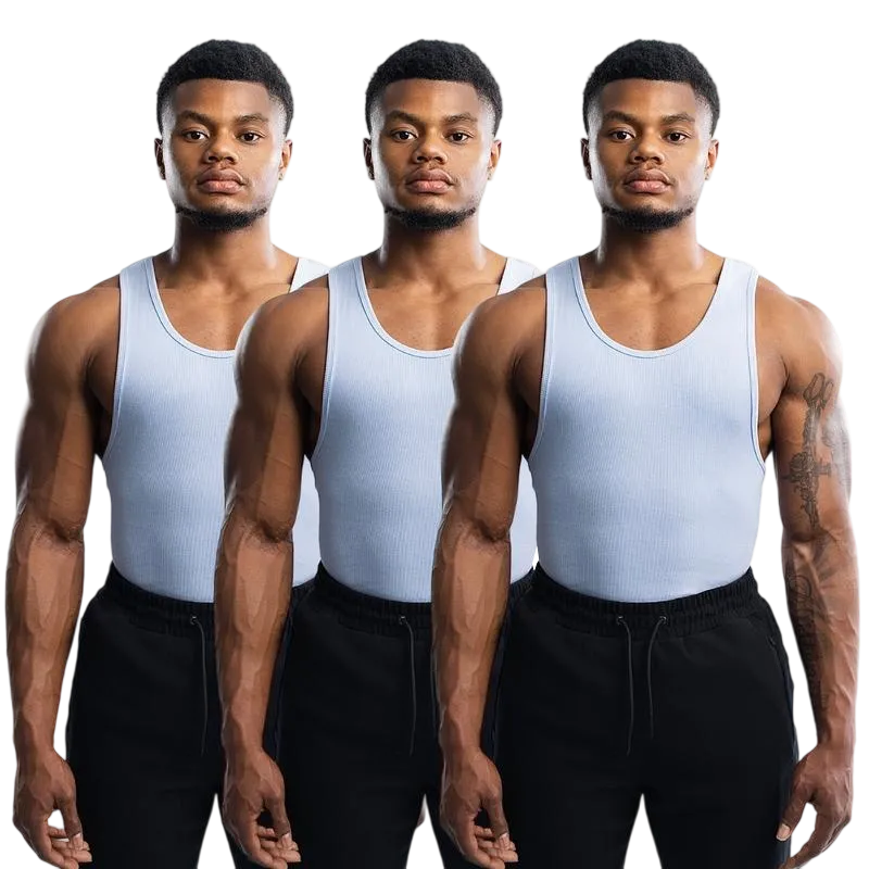 9PACK-Tank Top - Men's Shirt with Classic Design Fitness Wear Athletic Wear