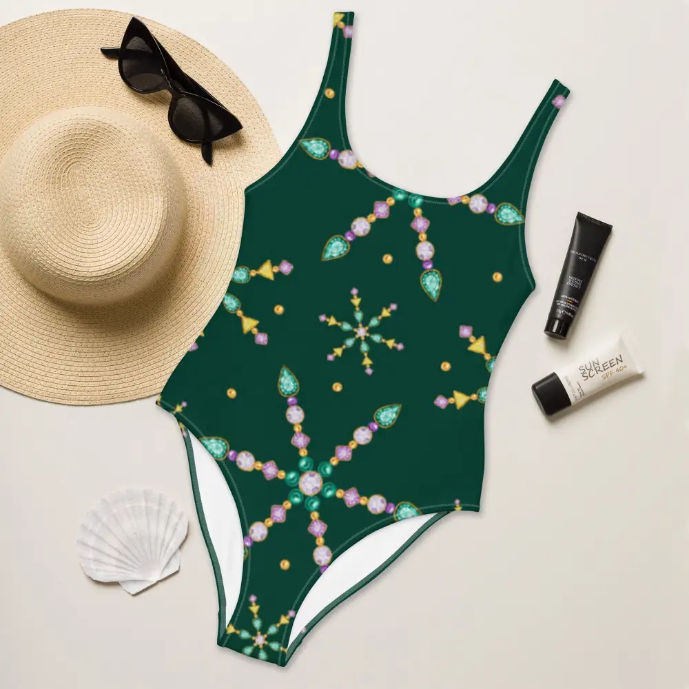 Classic Flexible One-Piece Swimsuit