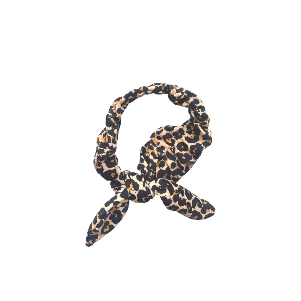 Cheetah Pattern Knot Headband