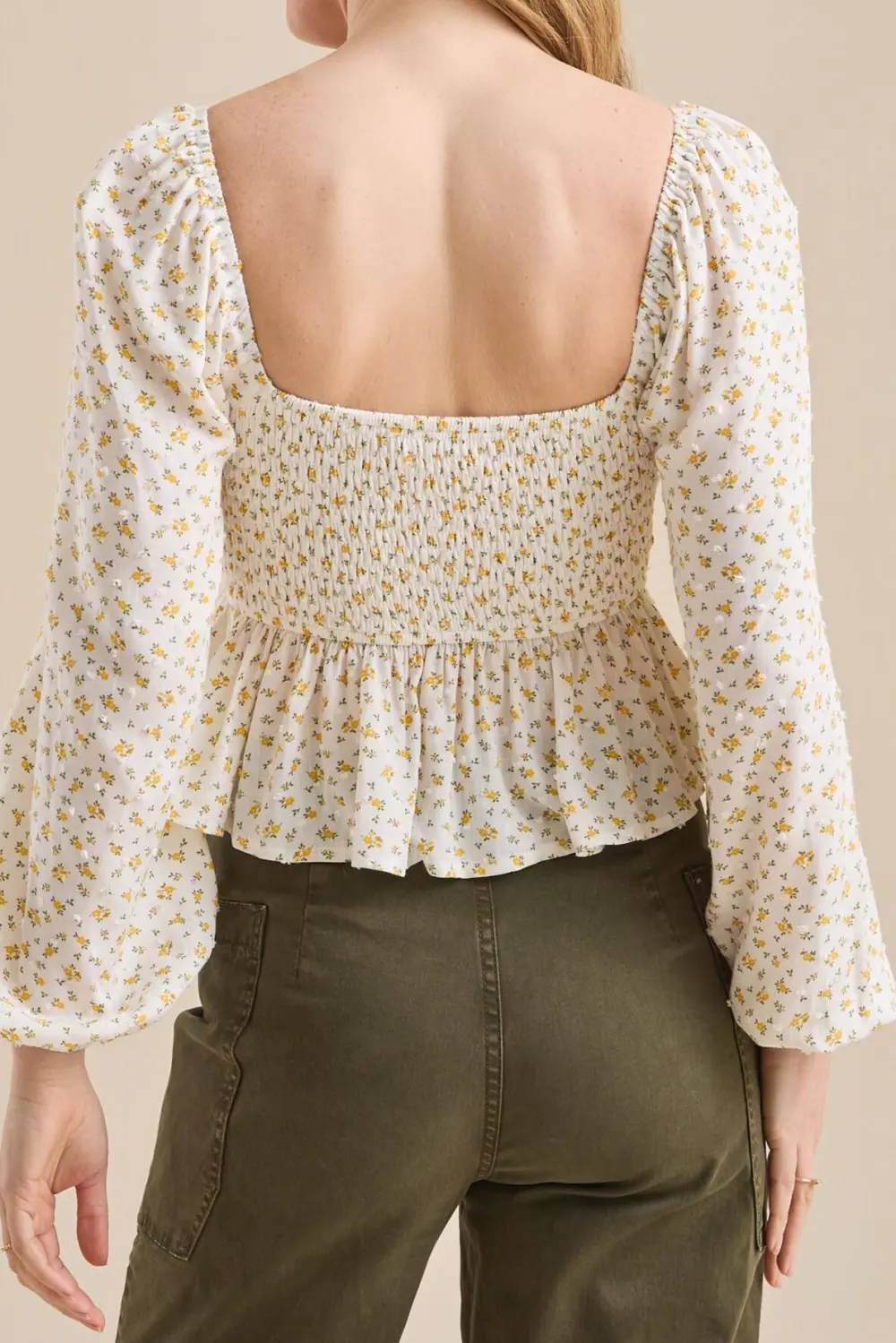 Long Sleeve Floral Top