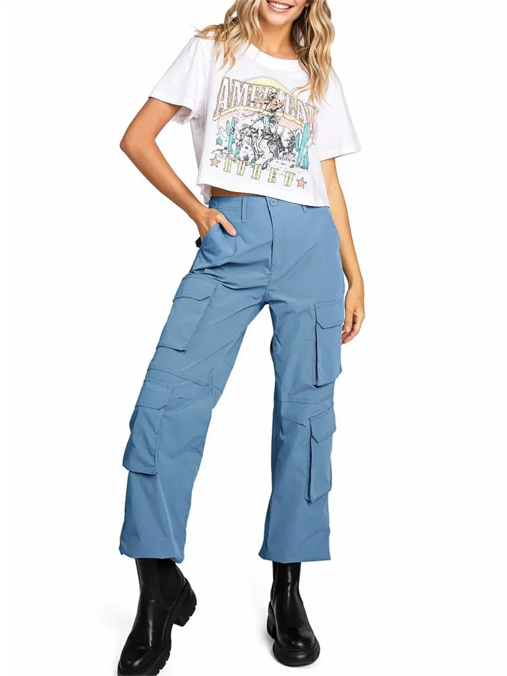 Dark Green Skater - Style Cargo Pants
