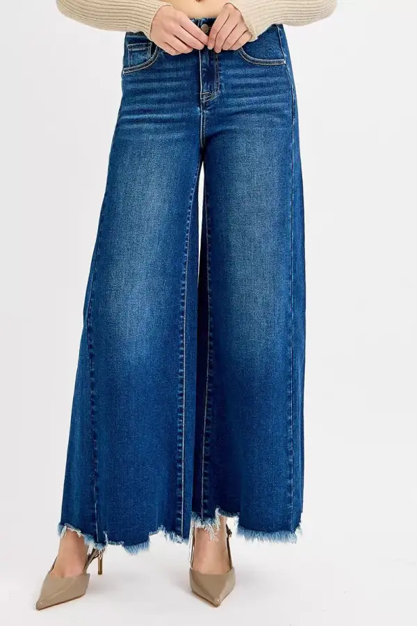 Soft Subtle Texture Denim Jeans