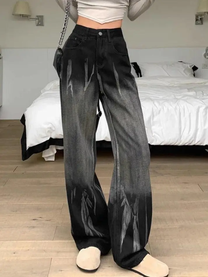 Tie Dye High Rise Boyfriend Jeans