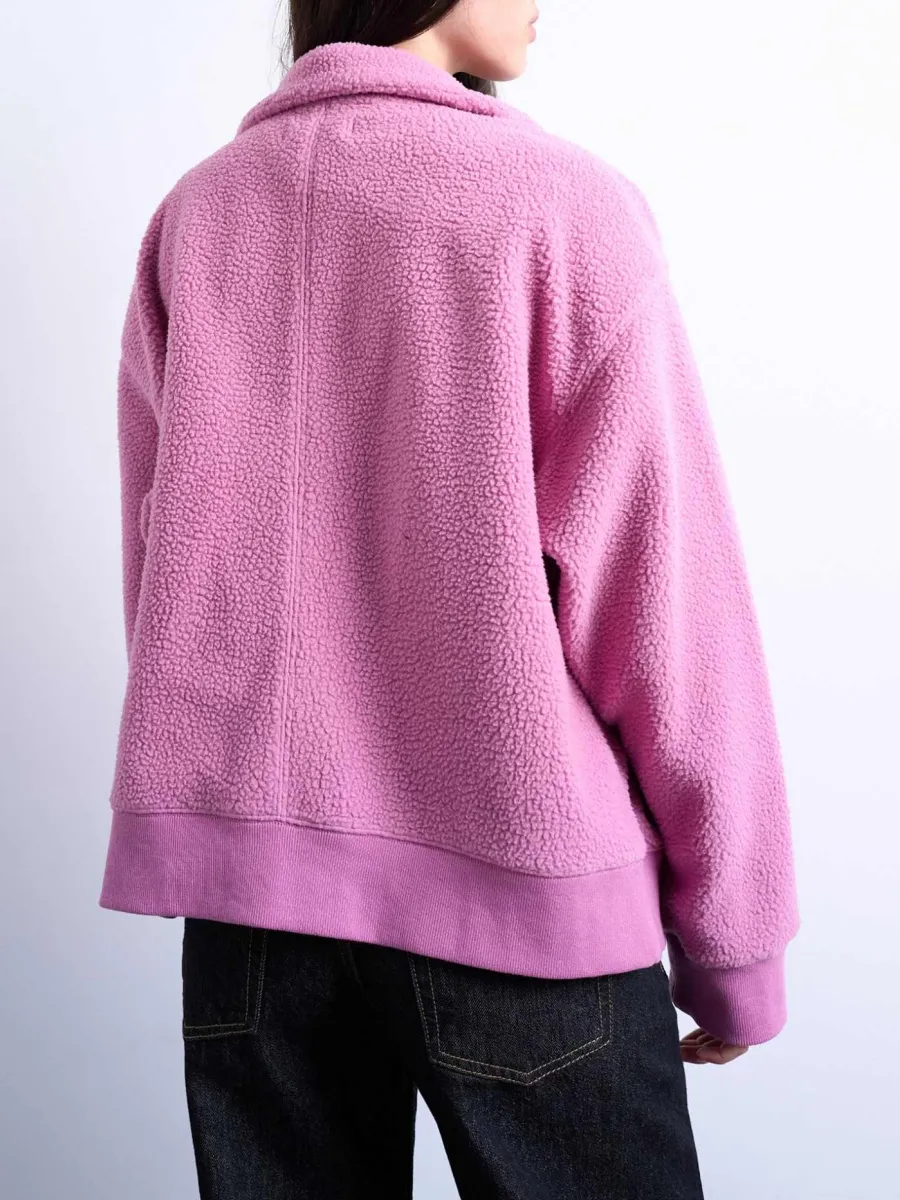 Zippered Stand-Collar Jacket