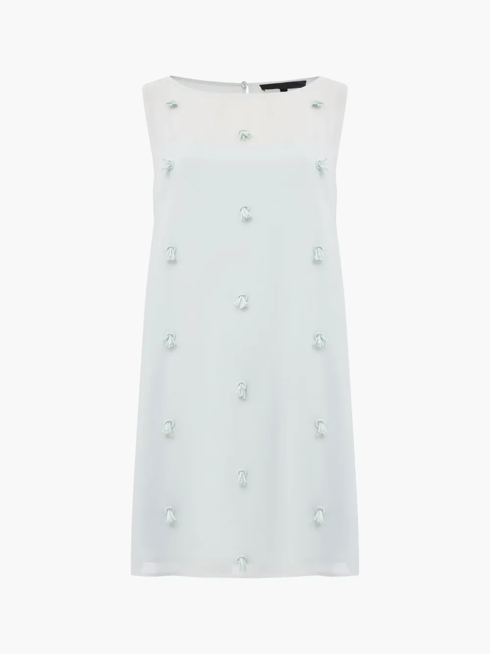 Creative Three-Dimensional Round Neck Short Dress