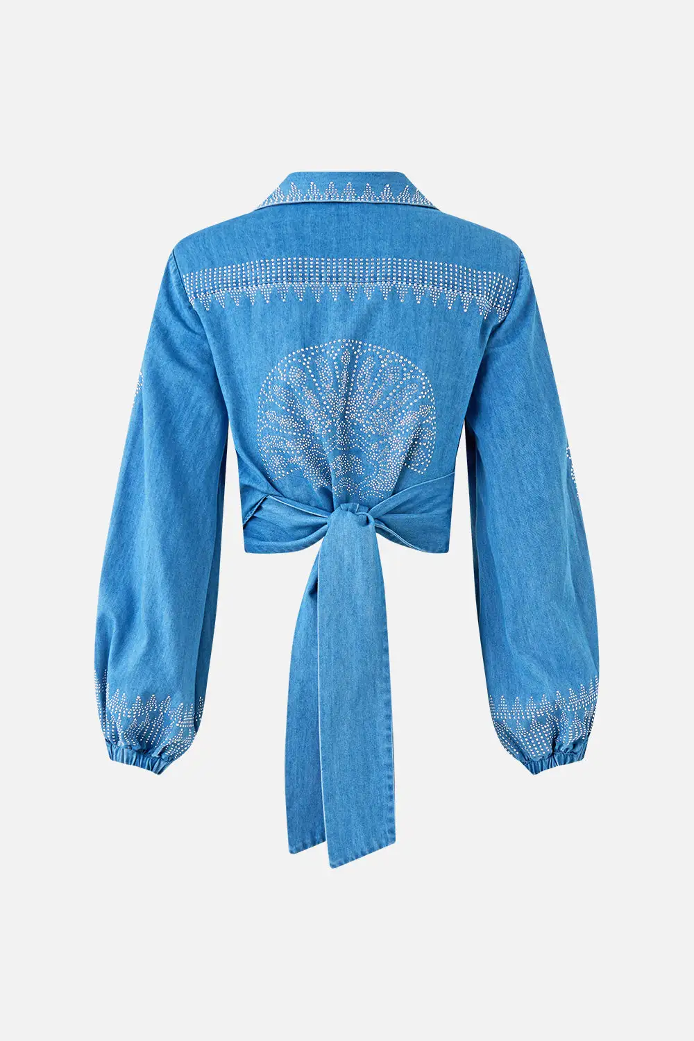 Cropped Wrap Shirt