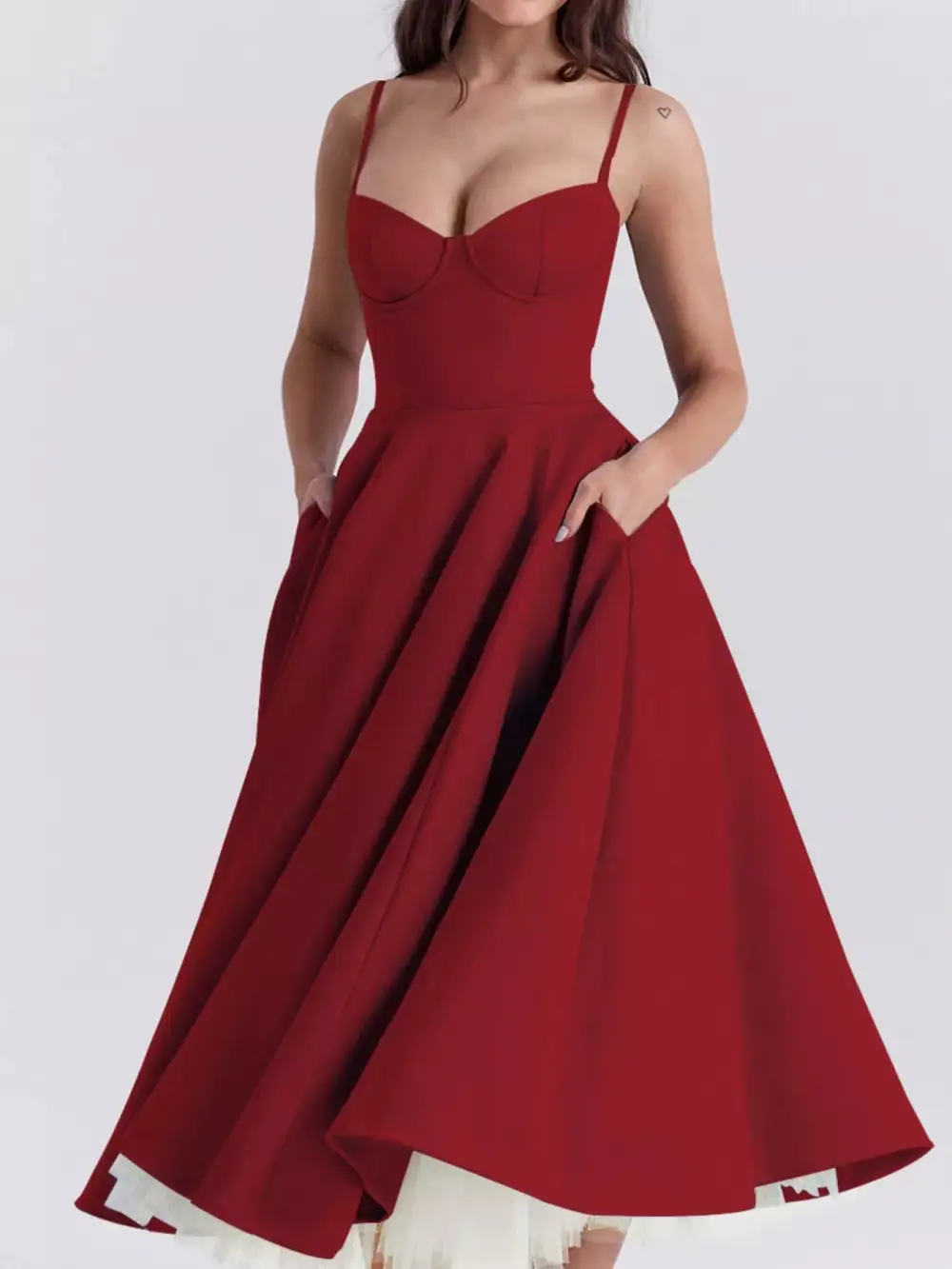 Sweetheart Midi Dress
