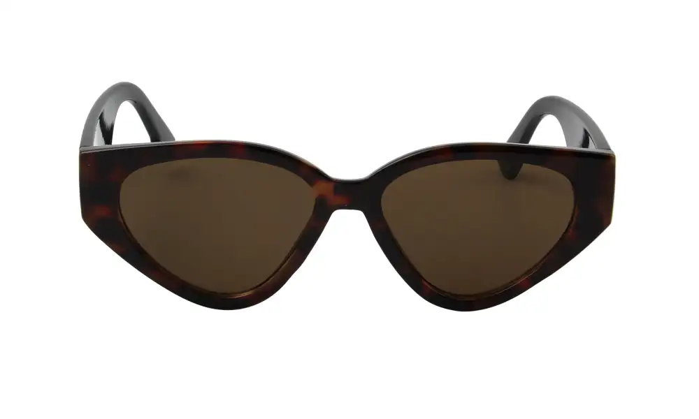 Round Cat-Eye Contemporary Look Sunglasses