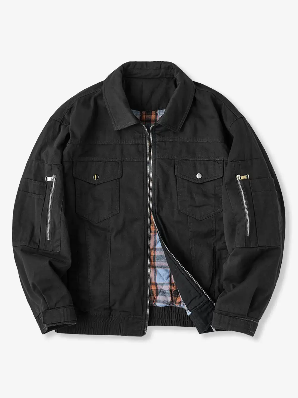 Men's Padded Pocketed Casual Jacket