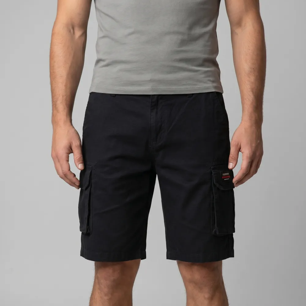 Men's Adventure Utility Cargo Shorts with a Elastic Waist for Casual Styling