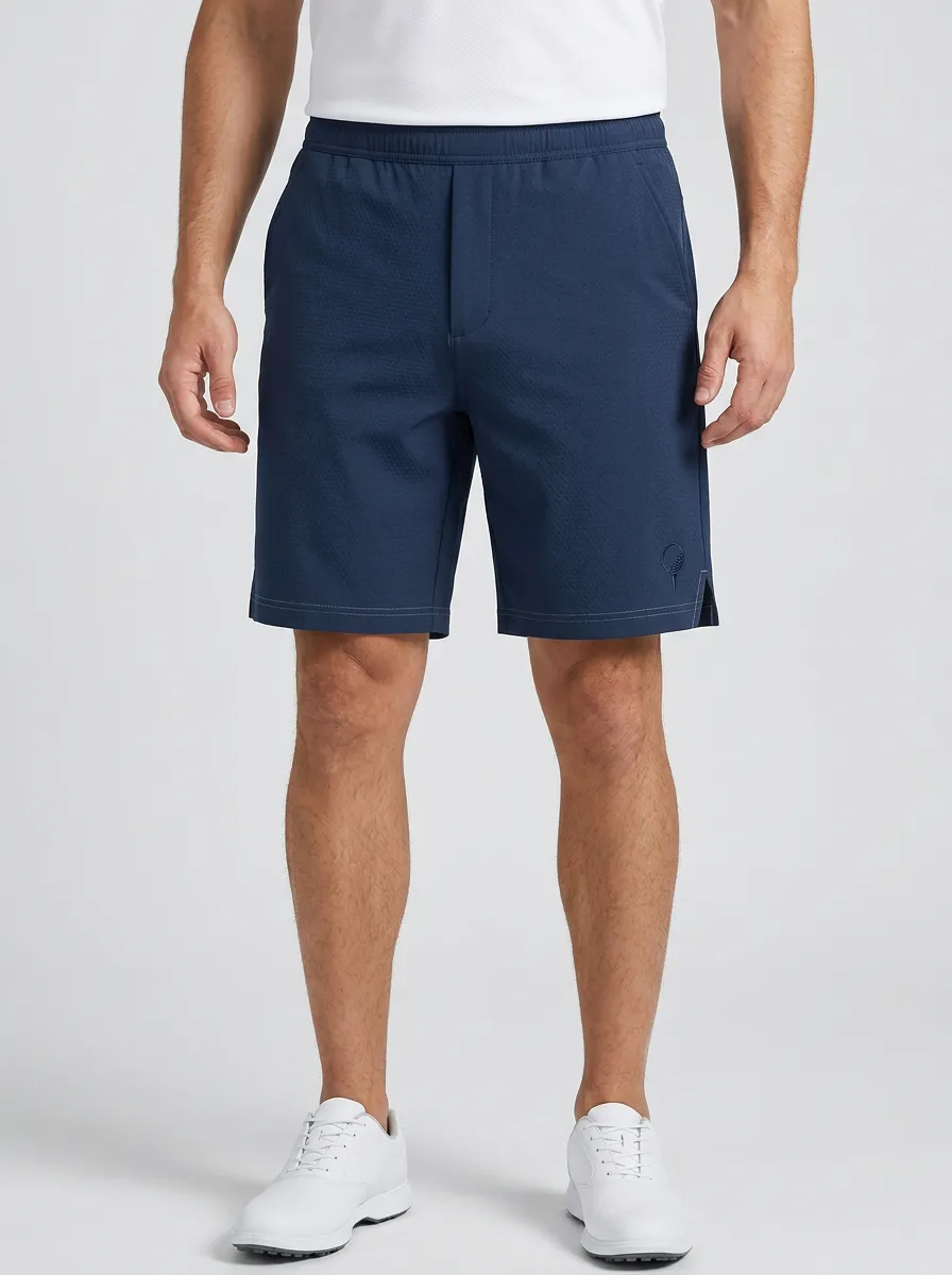 Relaxed Golf-Ball Golf Athletic Shorts