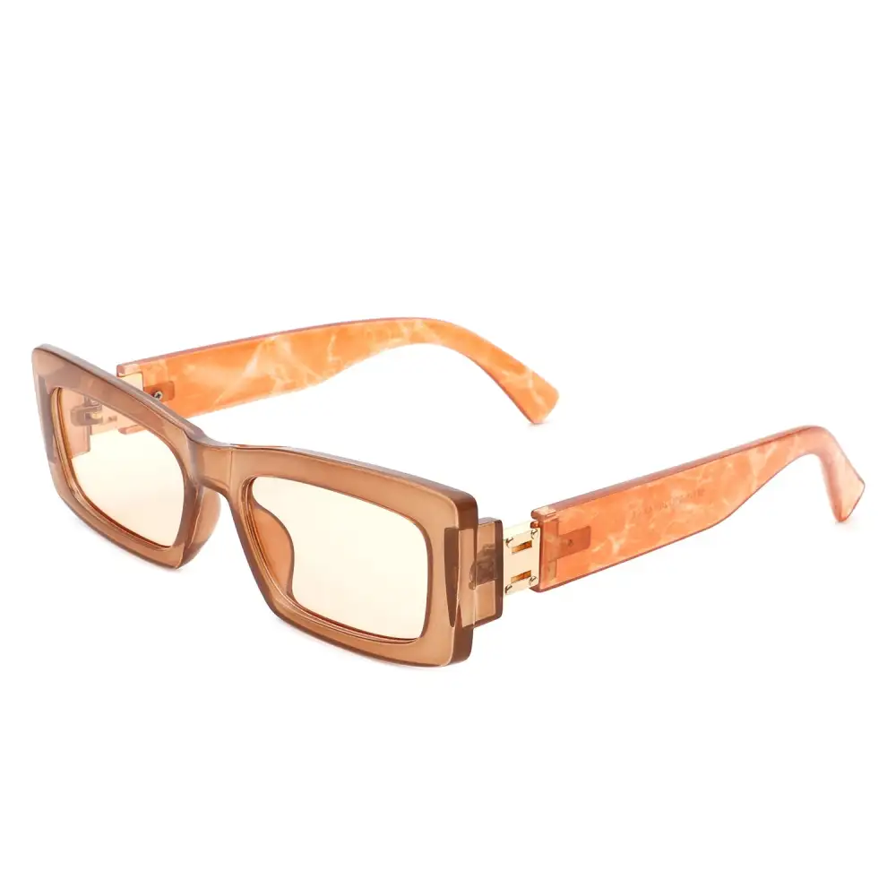 Everyday Rectangle Flat Top Frame Sunglasses