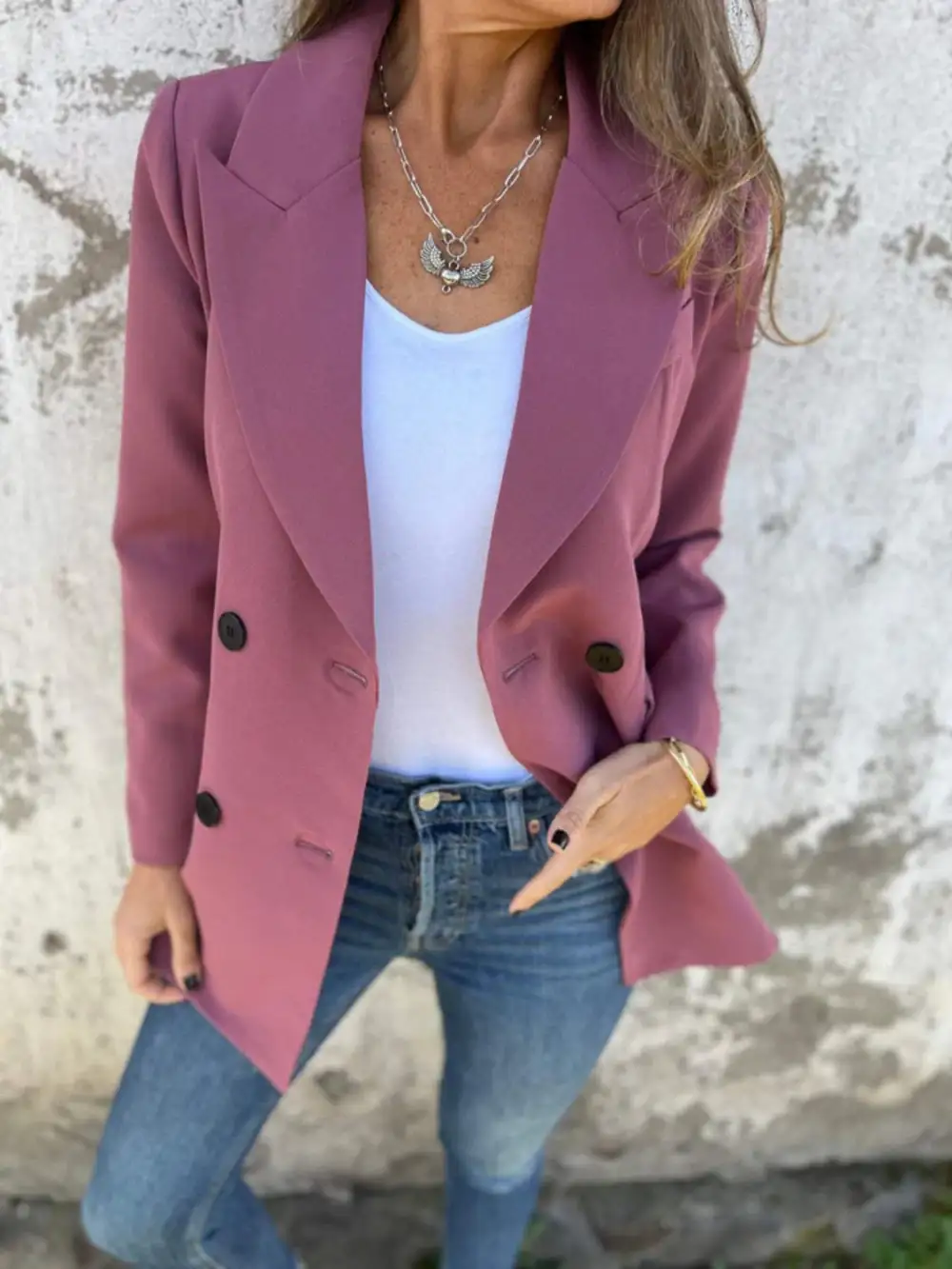 Refined Refined Long-Sleeve Blazer