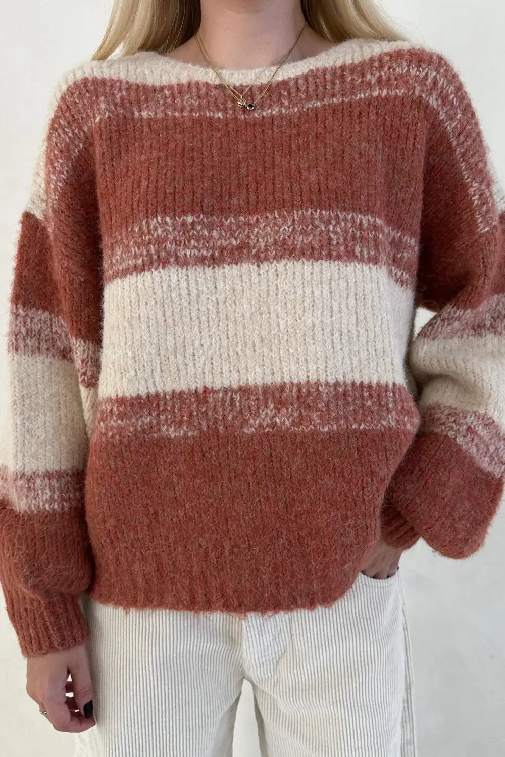 Airy Soft Striped Sweater