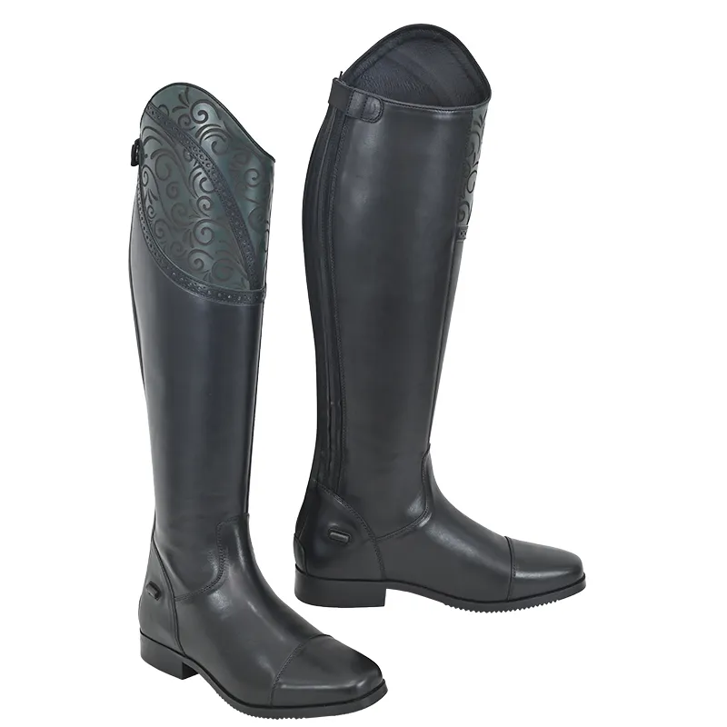 Refined Structured Tall Riding Boots