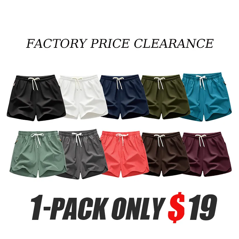 Men's Lightweight Breathable Quick-Dry Summer Beach Shorts