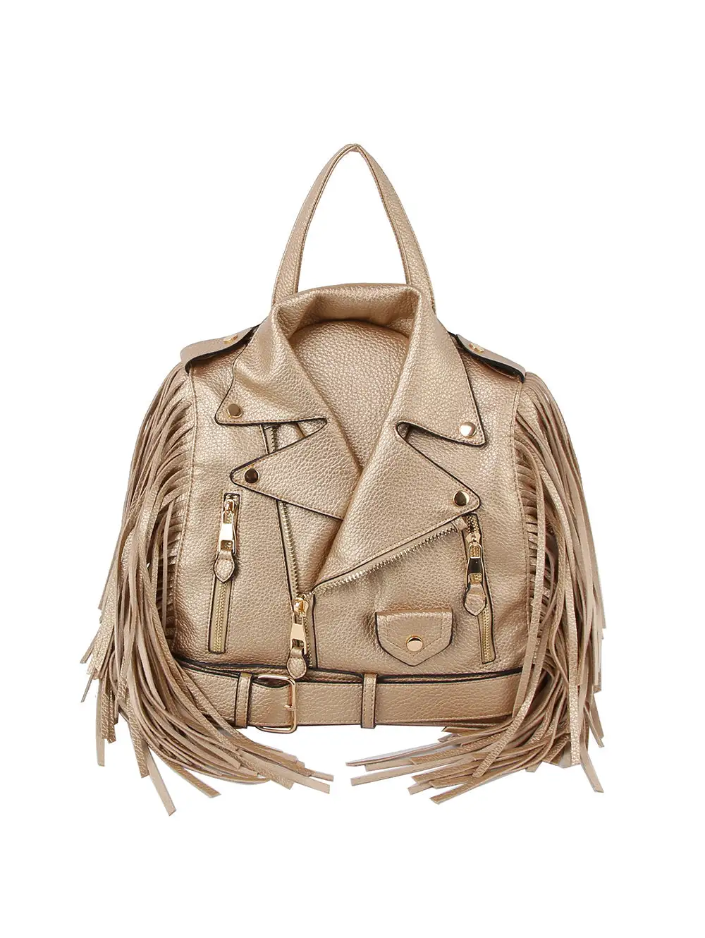 Fringe Jacket Style Backpack