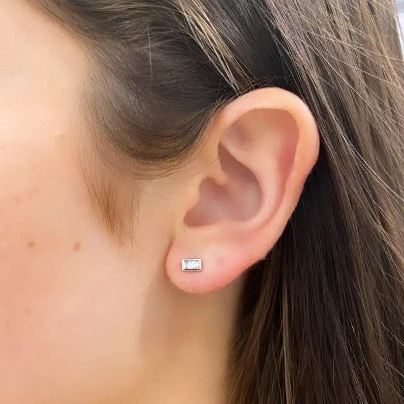 Statement Delicate Gem Detail Stud Earrings
