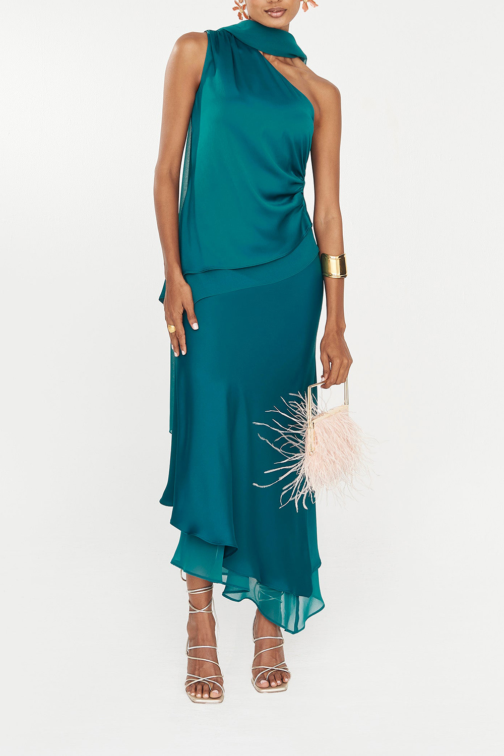 Petroleum Blue Artisan Craftsmanship Shawl