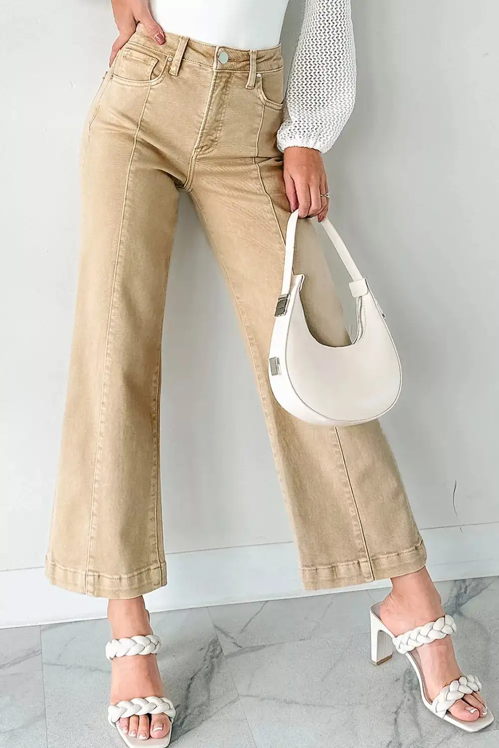 Modern Wide Leg Denim Jeans