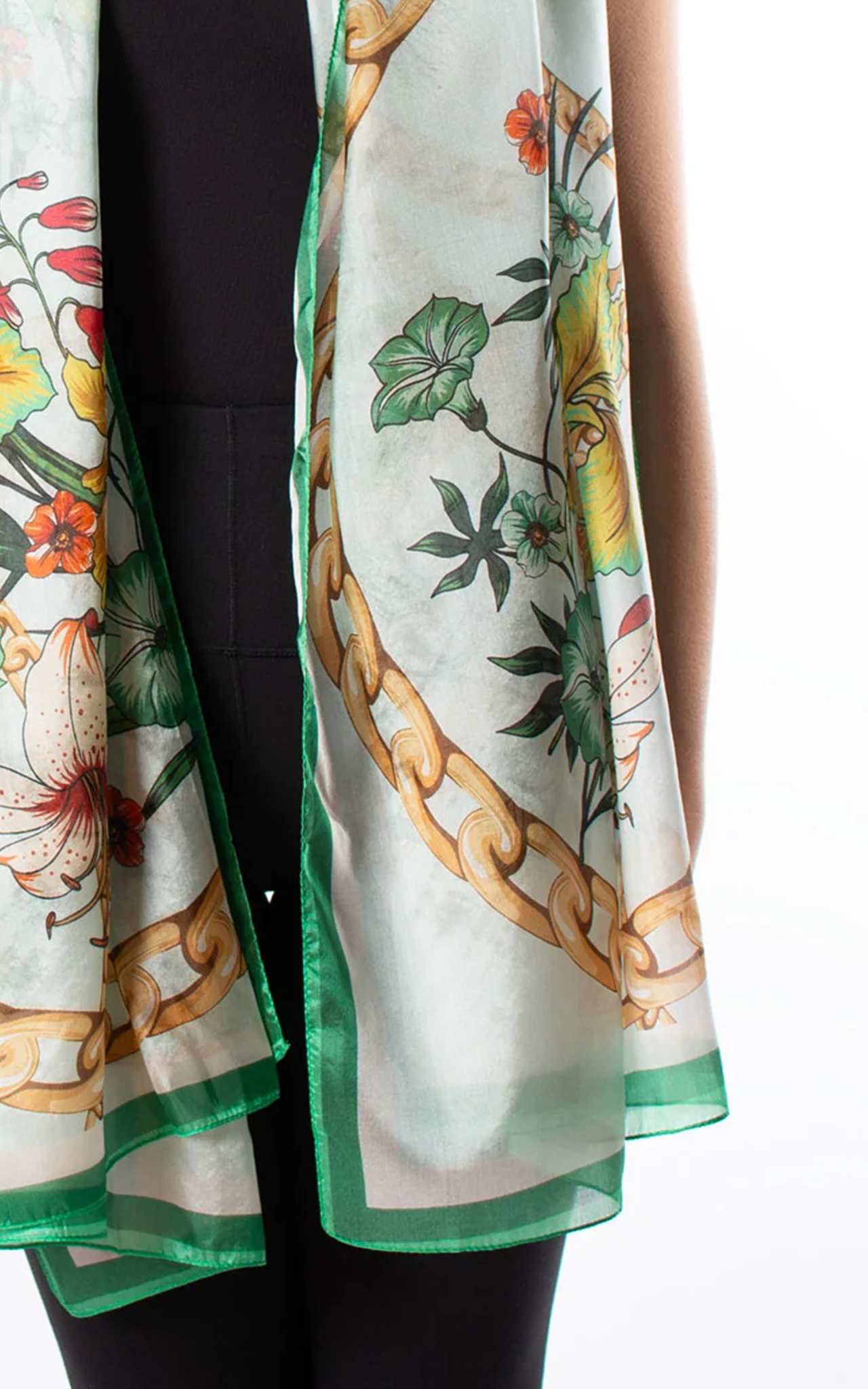Artistic Pastoral Style Floral Women's Scarf