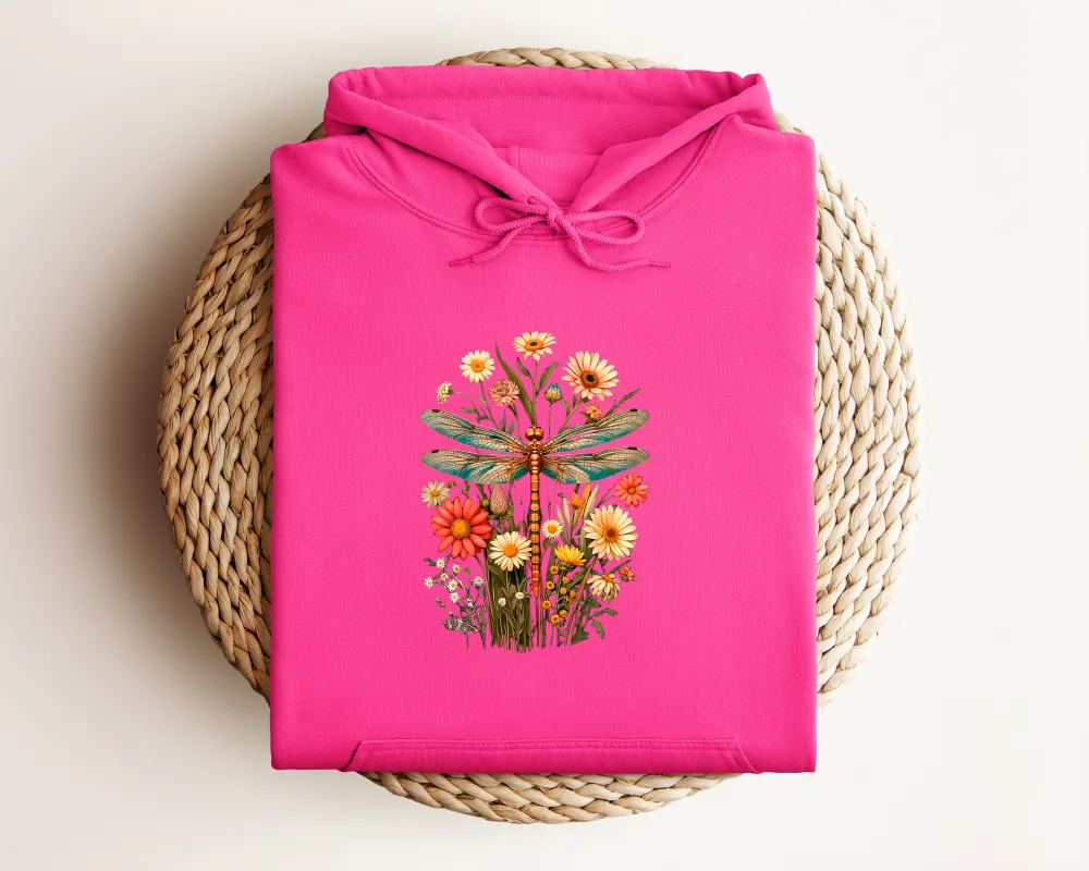 Dragonfly Graphic Pullover Hoodie