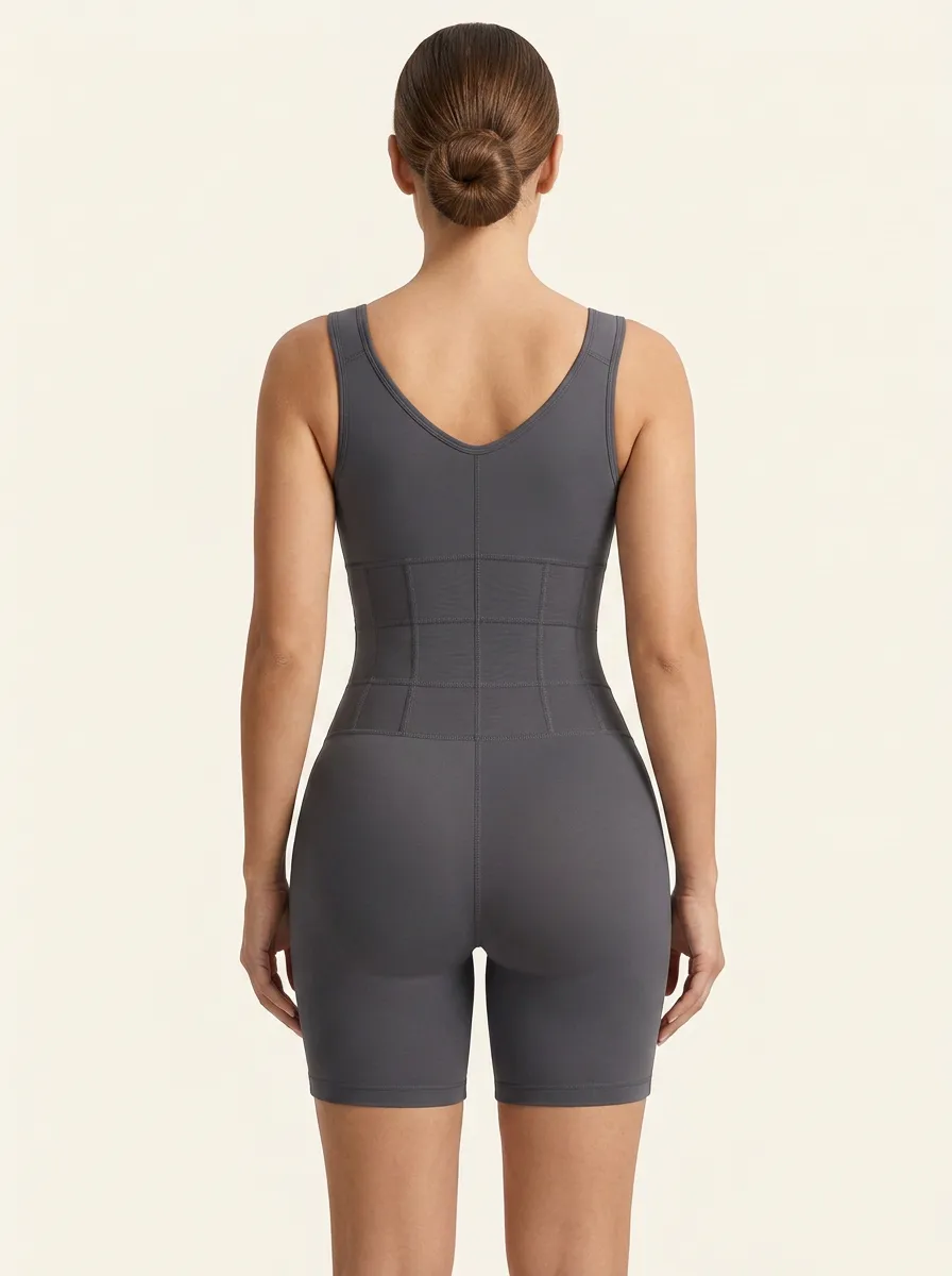 Modern Utility Women's Zip-Front Shaping Bodysuit