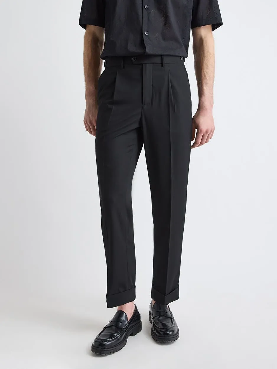 Black Straight Leg Pant