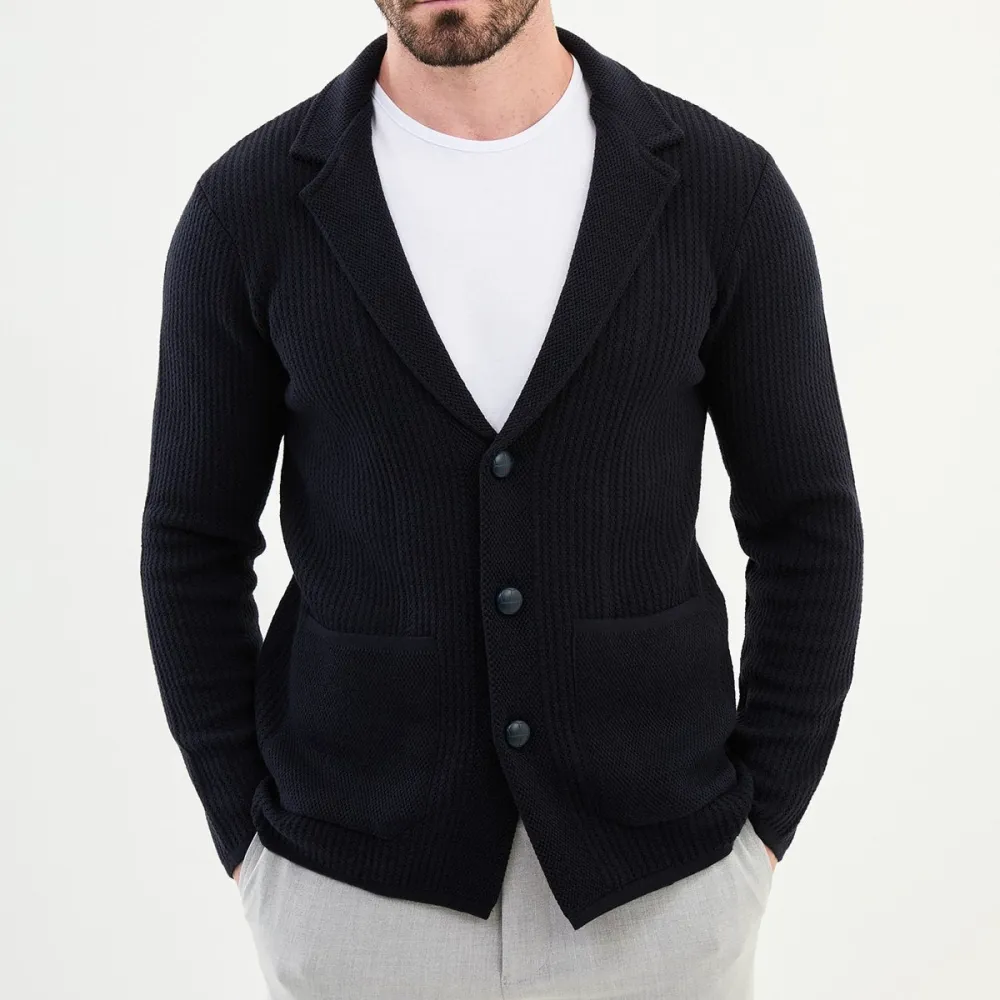 Modern Long Sleeve Knit Cardigan