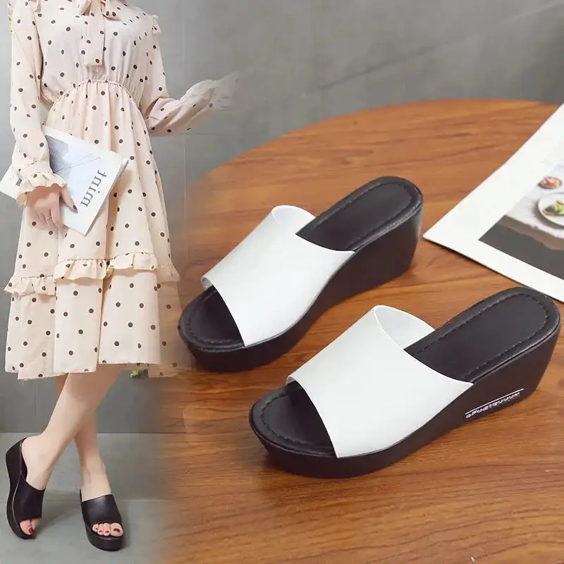 Wedge Slide Sandals