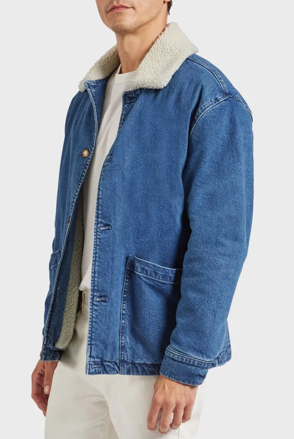 Sherpa Lined Denim Jacket