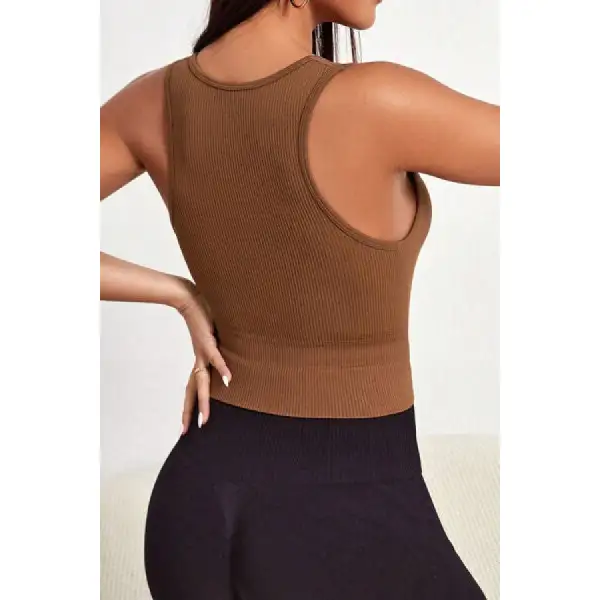 Scoop Neck Wide Strap Tank