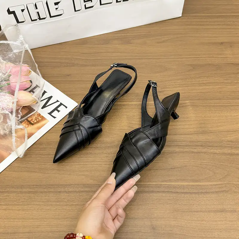 Simple Strap Stiletto Sandals
