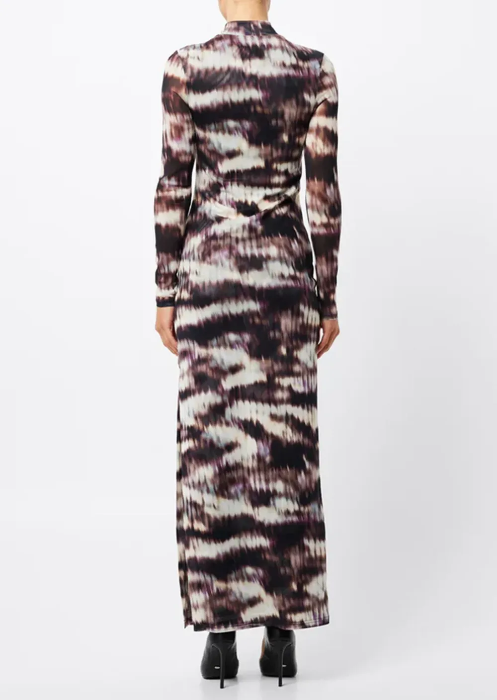 FUSION MOCK NECK MAXI DRESS