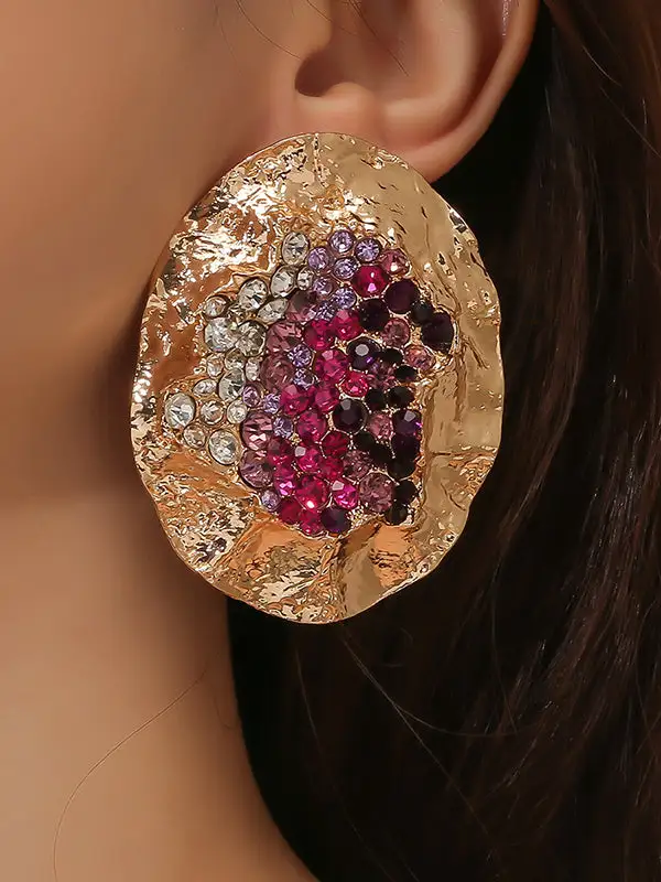 Expressive Petal Accent Earrings
