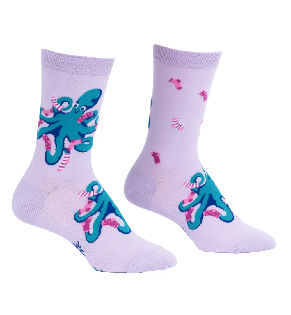 Refined Graphic Playful Graphic Crew Socks
