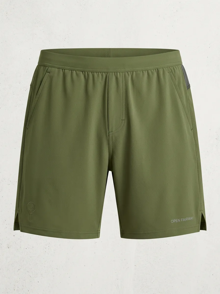 Course Golf-Ball Golf Athletic Shorts