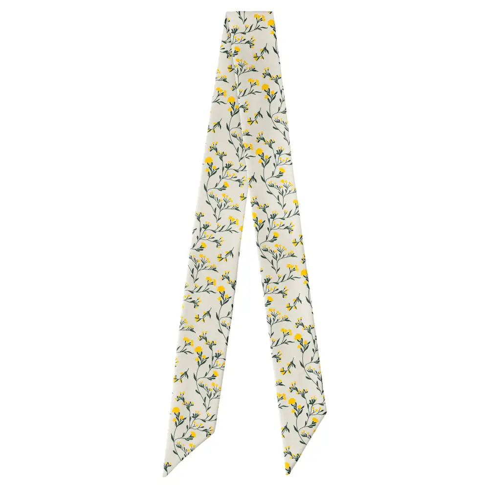 Folksy Floral Pattern Hair Scarf