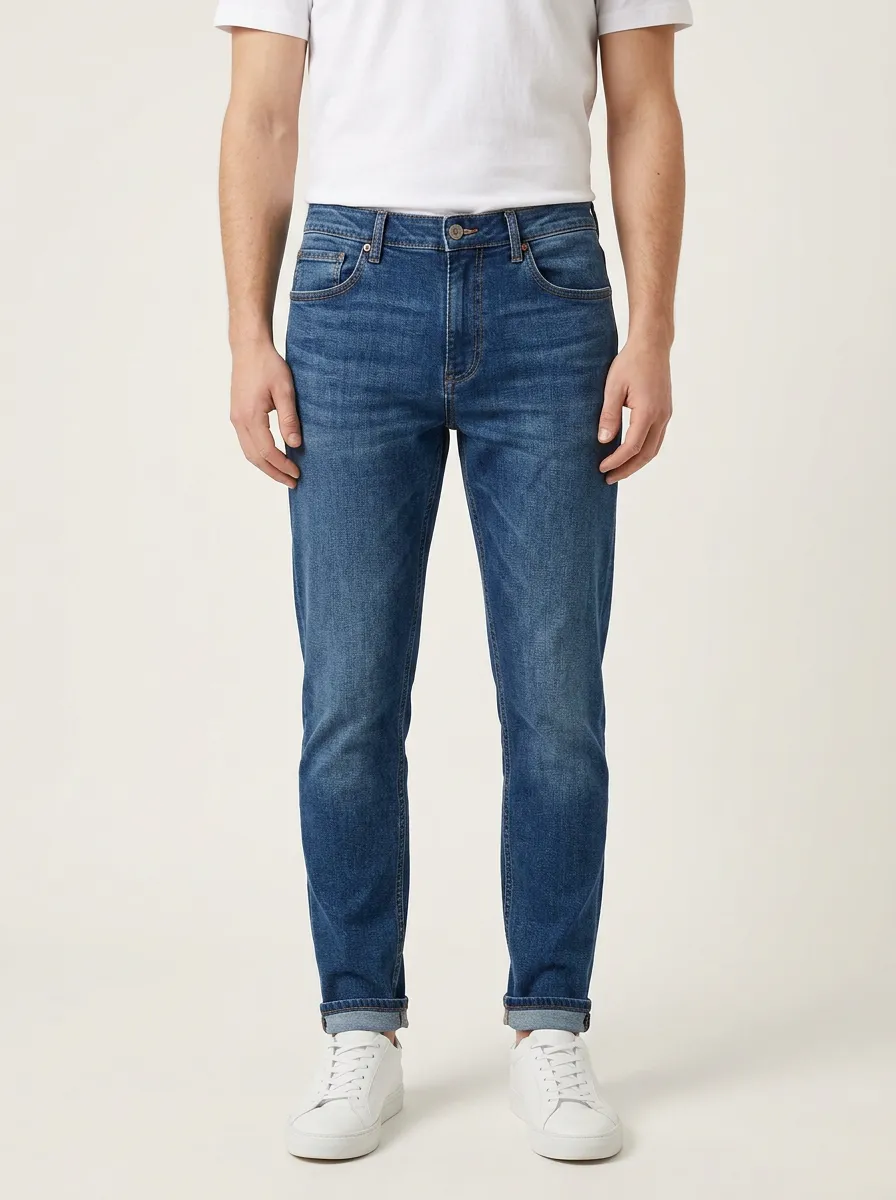 Versatile Slim Fit Easy Move Jeans