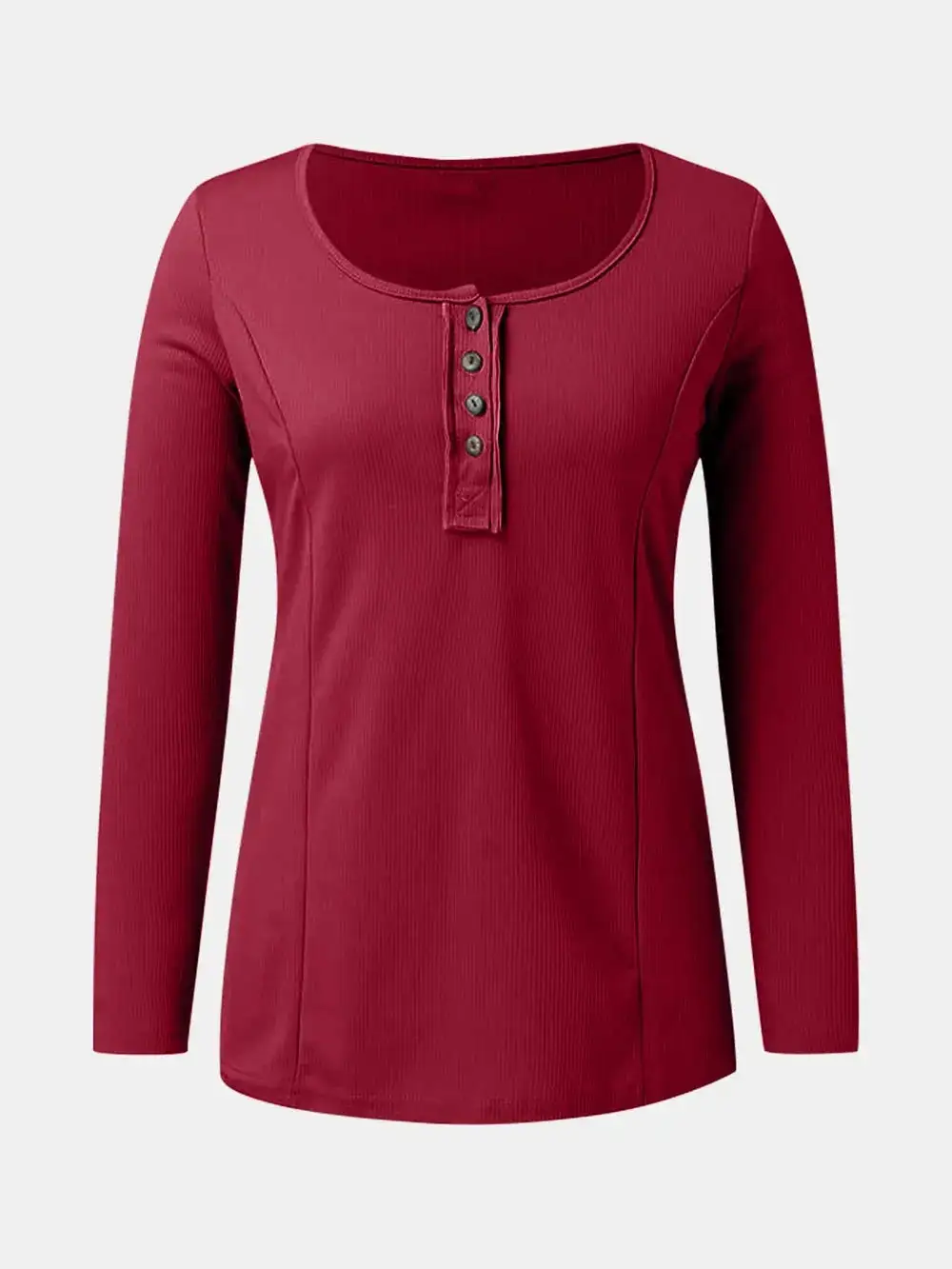Everyday Scoop Neck Long Sleeve T-Shirt