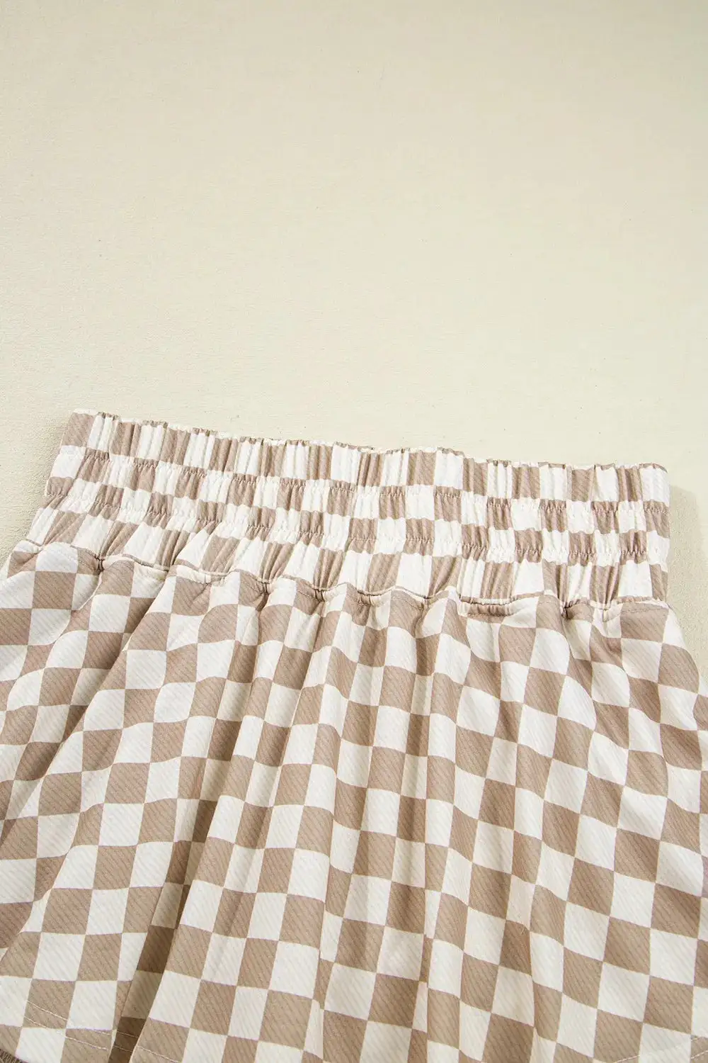 Long Sleeve Checkered Coordinated Set