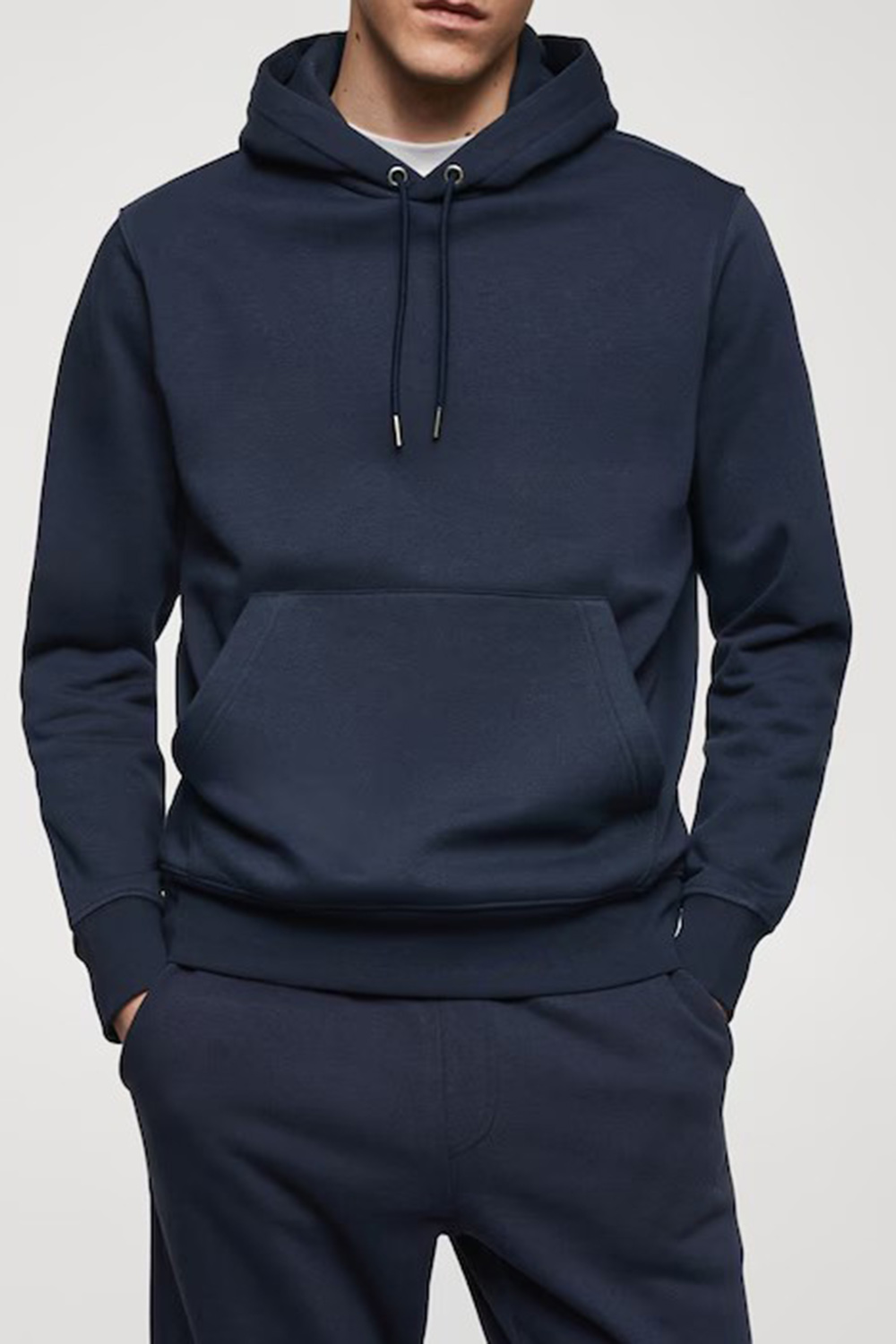 Kangaroo Hooded Cotton Sweatshirt