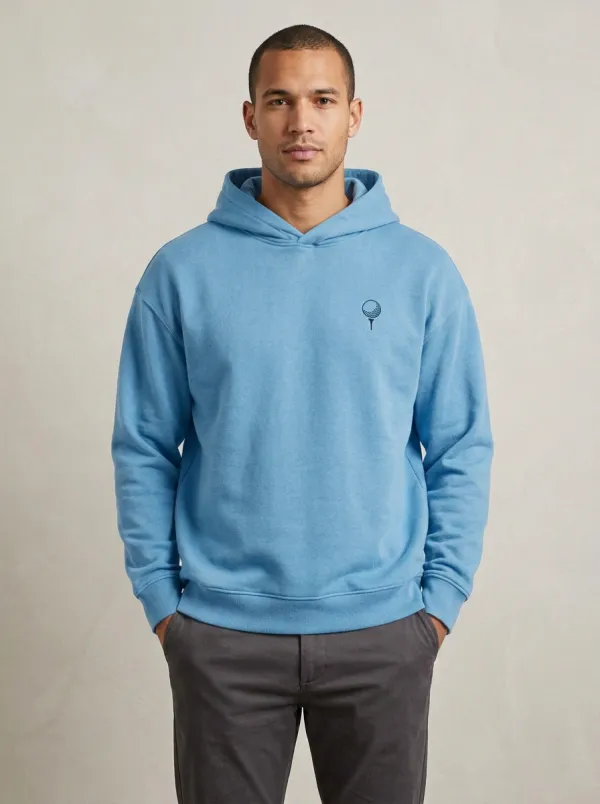 Structured Ball-On-Tee Golf Casual Hoodie