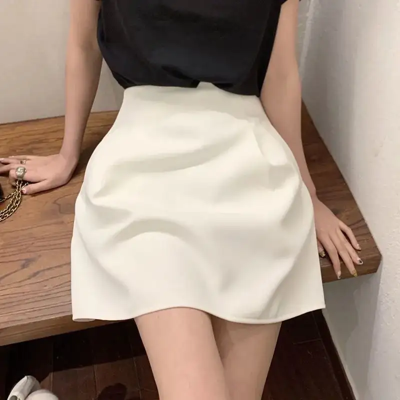 A-Line High-Waist Puffy Skirt