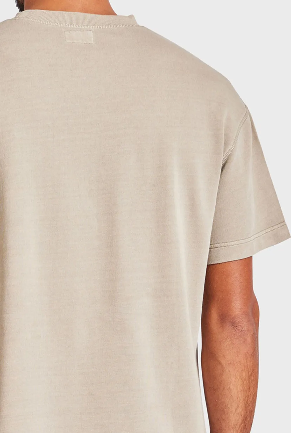 Seasponge Colored Short Sleeve Crew Neck Tee